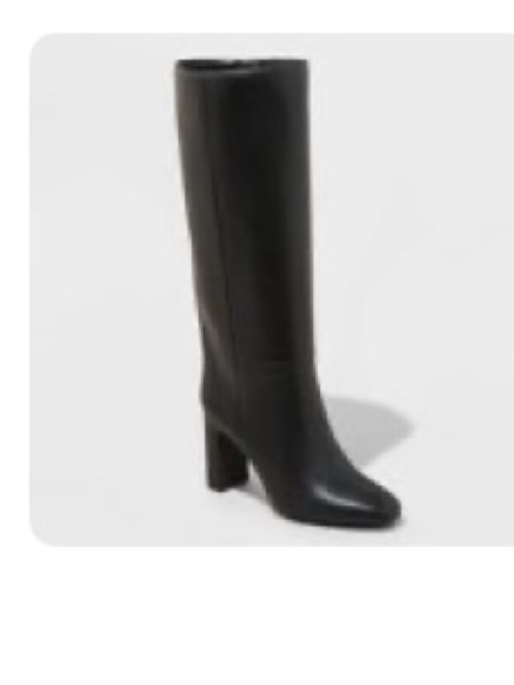 Women's Livia Wide Calf
Stovepipe Tall Boots - A New Day™ Black 8WC